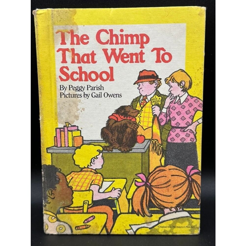 The Chimp That Went to School By Peggy Parish Childrens Book Length 9 Inches